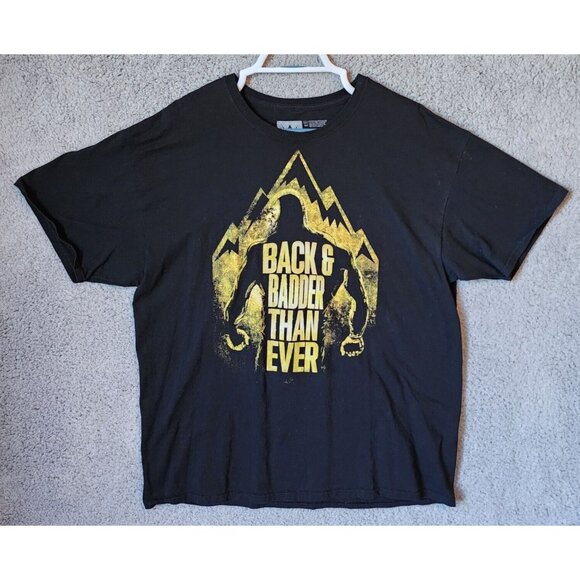 WWE Braun Strowman "Back & Badder Than Ever" Graphic Black T Shirt Size XL - Picture 2 of 11